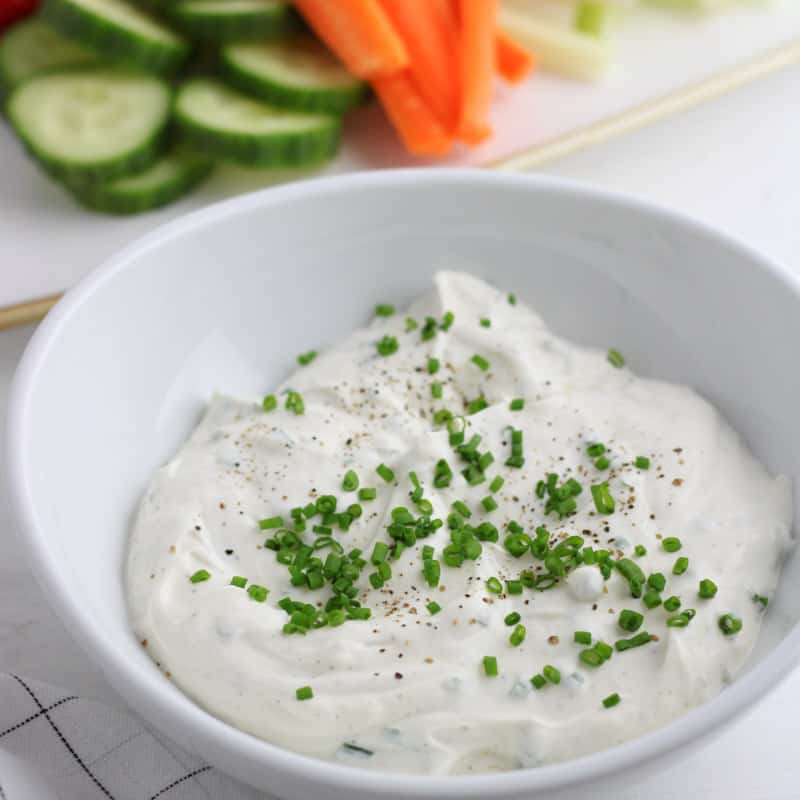 Easy Sour Cream and Chive Dip The Real Recipes