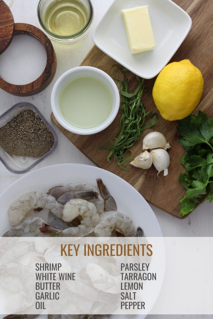 ingredients laid out on a kitchen counter.