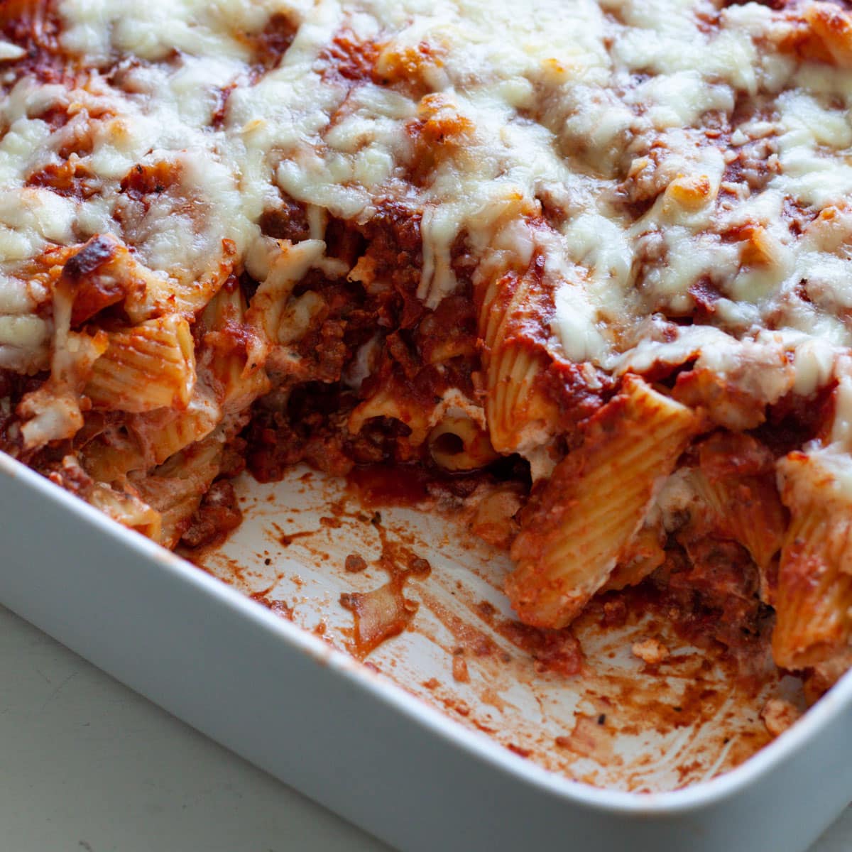 food with love rigatoni al forno